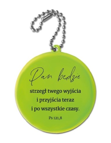 Zawieszka odblaskowa - Pan będzie strzegł