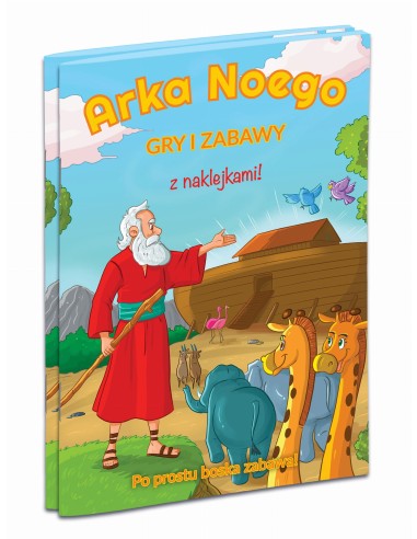 Książka dla dzieci Arka Noego - gry i zabawy